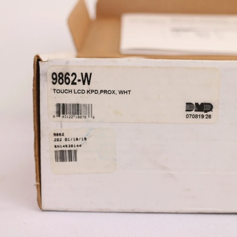 DMP 9800 Series 9862-W Graphic Touchscreen Keypad Open Box White Wireless
